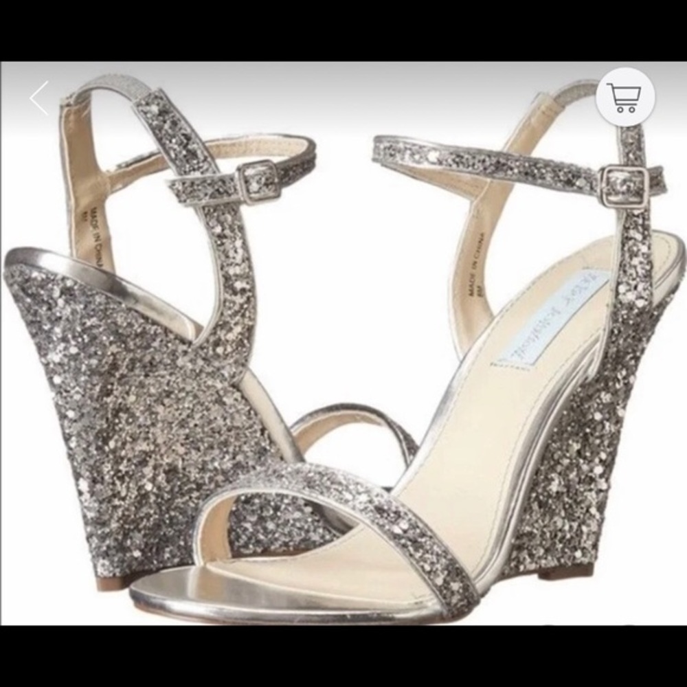 Betsey Johnson Darcy Wedges Size 7 1/2 NWOT